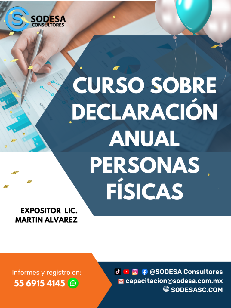 CURSO SOBRE DECLARACIÓN ANUAL PERSONAS FÍSICAS SODESA CONSULTORES